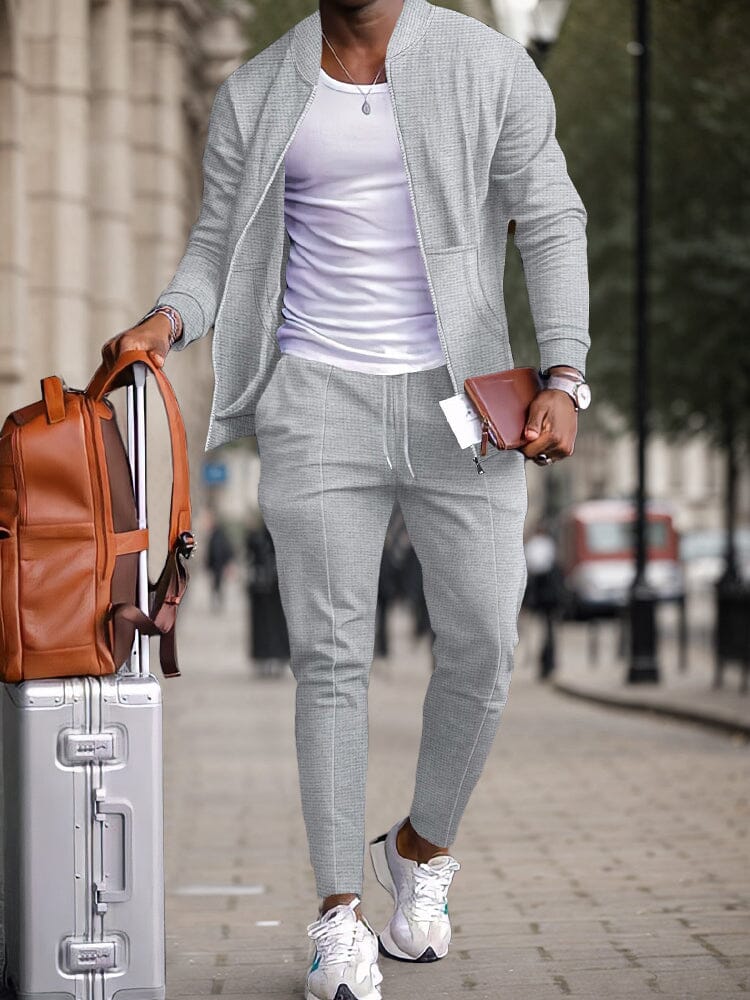 Ensemble gaufré style sans effort 2 pièces