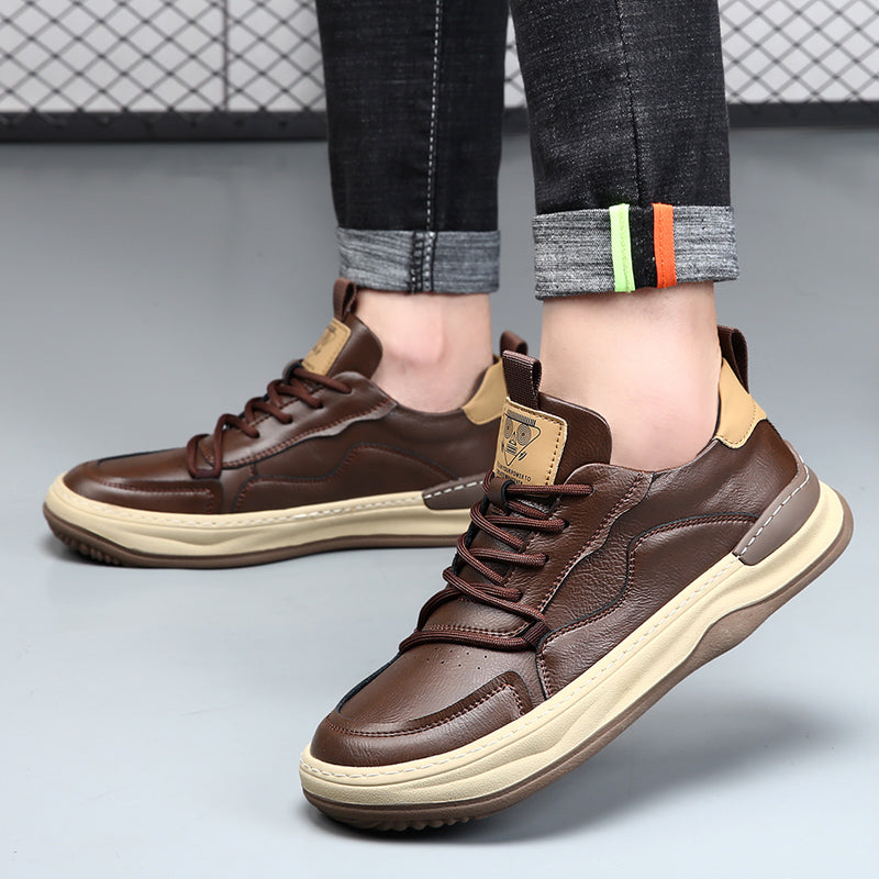 Brunetto Sneakers aus italienischem Leder