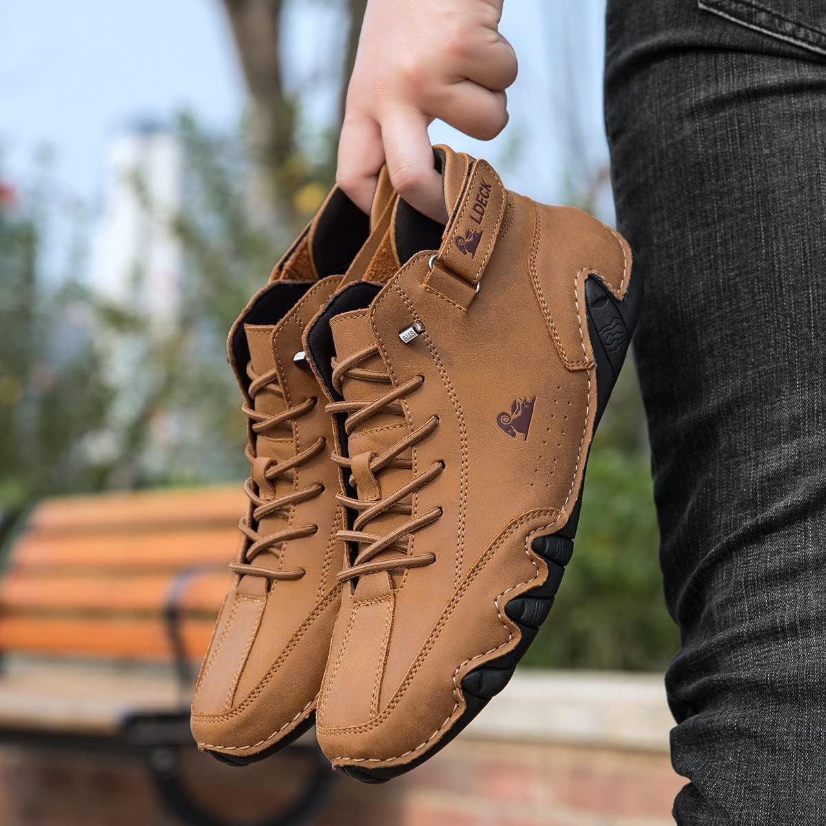 Vogany Unisex Vogldeck – wasserdichte, atmungsaktive orthopädische Schuhe, Outdoor-Schuhe von Beck, bequeme, leichte, rutschfeste orthopädische Sportschuhe, Wanderschuhe