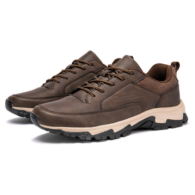 🔥Bestseller – Bequeme Herren-Sneaker aus Leder mit Fußgewölbeunterstützung und stoßdämpfender Orthopädie-Sohle