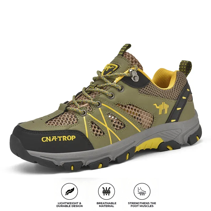 🎁Heißer Sale 60% RABATT⏳Abverkauf!! Wasserdichte, atmungsaktive und rutschfeste Herren-Wanderschuhe für den Outdoor-Bereich