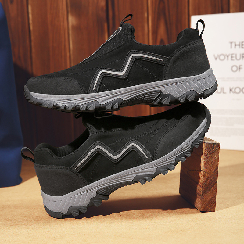 50 % RABATT!!!🛒 Orthopädische Outdoor-Schuhe für Herren, wasserdichte Wanderschuhe mit breiter Zehenbox, Fußgewölbeunterstützung und rutschfester Sohle