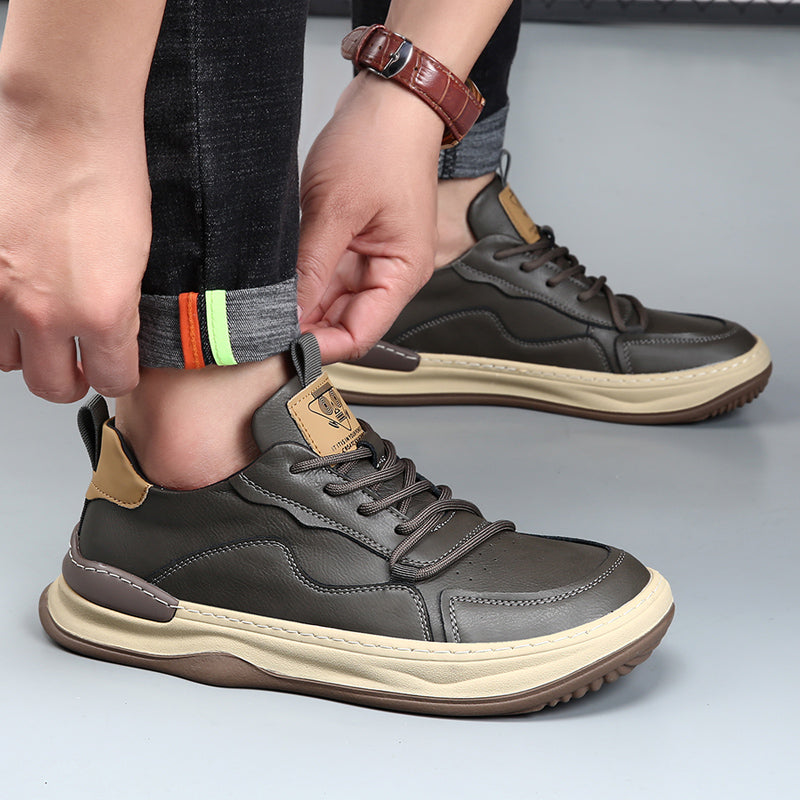 Brunetto Sneakers aus italienischem Leder
