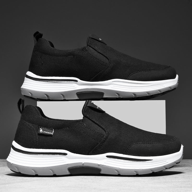 💥Superangebot 50% Rabatt💥 Orthopädische Herren-Slipper zum Gehen – Fußgewölbeunterstützung, ganztägiger Komfort und rutschfeste Gummisohle