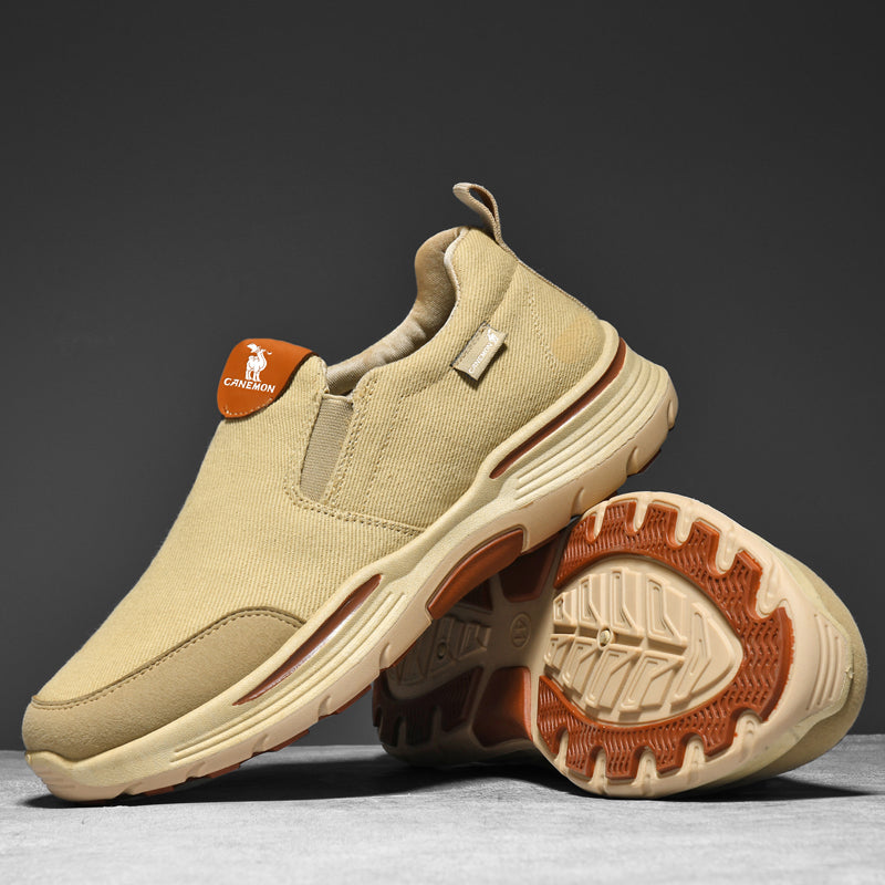 💥Superangebot 50% Rabatt💥 Orthopädische Herren-Slipper zum Gehen – Fußgewölbeunterstützung, ganztägiger Komfort und rutschfeste Gummisohle