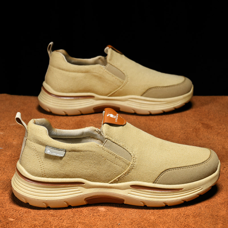 💥Superangebot 50% Rabatt💥 Orthopädische Herren-Slipper zum Gehen – Fußgewölbeunterstützung, ganztägiger Komfort und rutschfeste Gummisohle