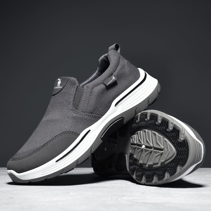 💥Superangebot 50% Rabatt💥 Orthopädische Herren-Slipper zum Gehen – Fußgewölbeunterstützung, ganztägiger Komfort und rutschfeste Gummisohle
