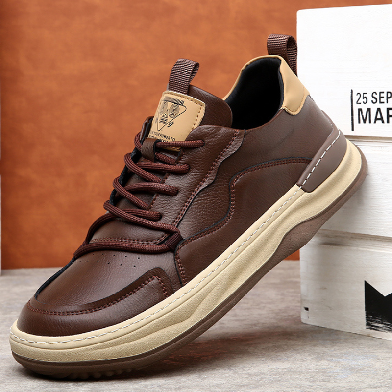 Brunetto Sneakers aus italienischem Leder