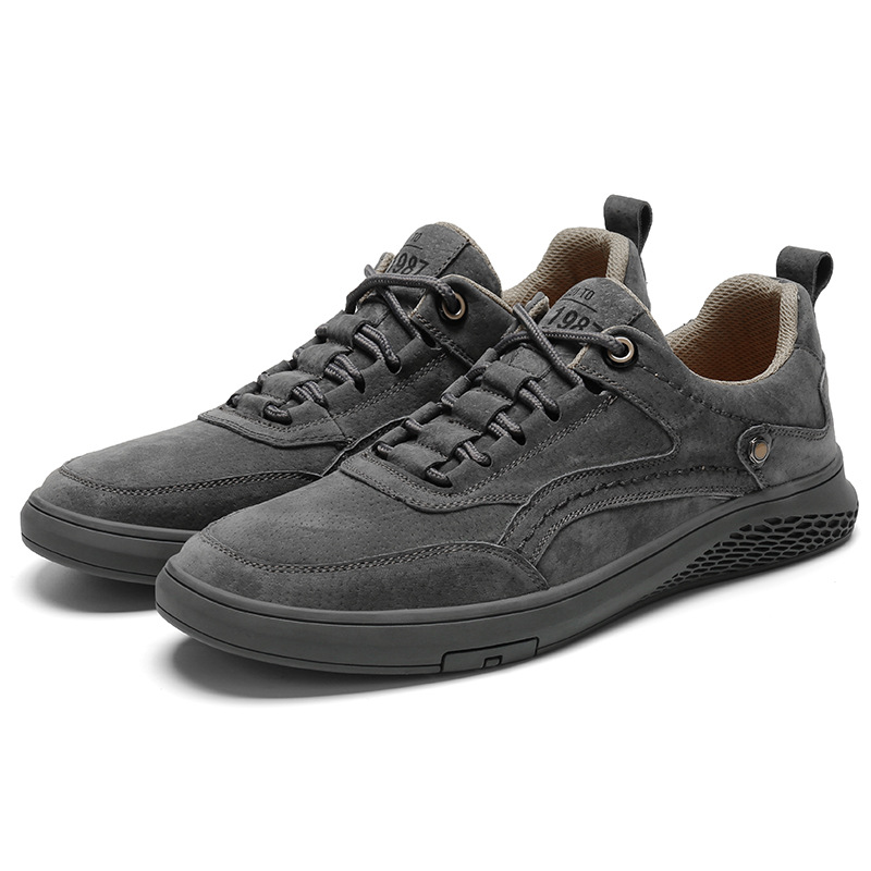 WILDKING Freizeitschuhe aus Wildleder, modische Low-Top-Sneaker C3012