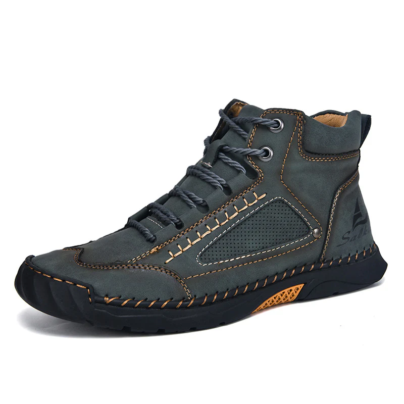 ⚡Letzter Tag: 70 % Rabatt!🛒 Bequeme, handgefertigte Herren-Lederstiefel – wasserdicht, mit Fußgewölbeunterstützung, druckentlastend, geräumige Zehenbox – ideal für Outdoor-Aktivitäten.