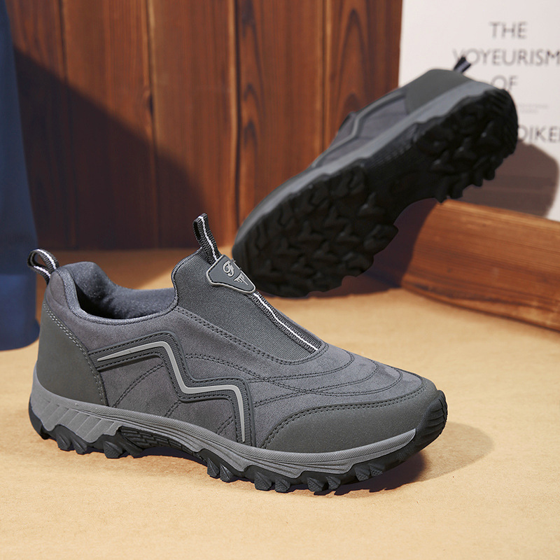 50 % RABATT!!!🛒 Orthopädische Outdoor-Schuhe für Herren, wasserdichte Wanderschuhe mit breiter Zehenbox, Fußgewölbeunterstützung und rutschfester Sohle