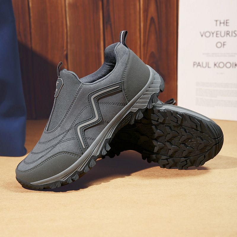 50 % RABATT!!!🛒 Orthopädische Outdoor-Schuhe für Herren, wasserdichte Wanderschuhe mit breiter Zehenbox, Fußgewölbeunterstützung und rutschfester Sohle