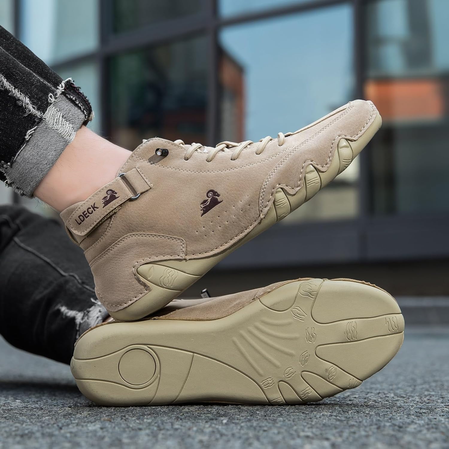 Vogany Unisex Vogldeck – wasserdichte, atmungsaktive orthopädische Schuhe, Outdoor-Schuhe von Beck, bequeme, leichte, rutschfeste orthopädische Sportschuhe, Wanderschuhe