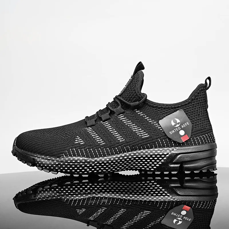 🔥HOT SALE 50% OFF🛒- Men's Lightweight Orthopedic Flyknit Sneakers – Breathable Walking, Running & Outdoor Fitness Shoes