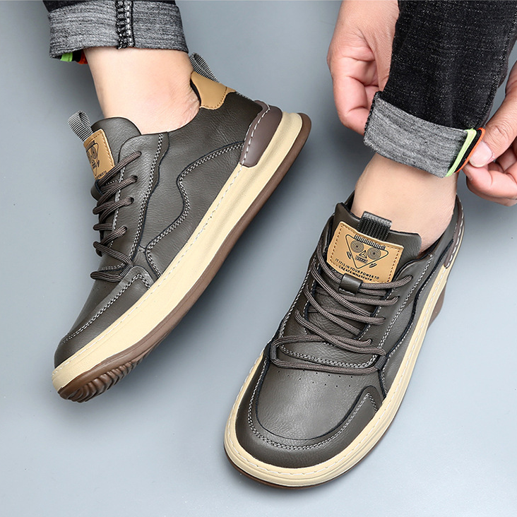Brunetto Sneakers aus italienischem Leder