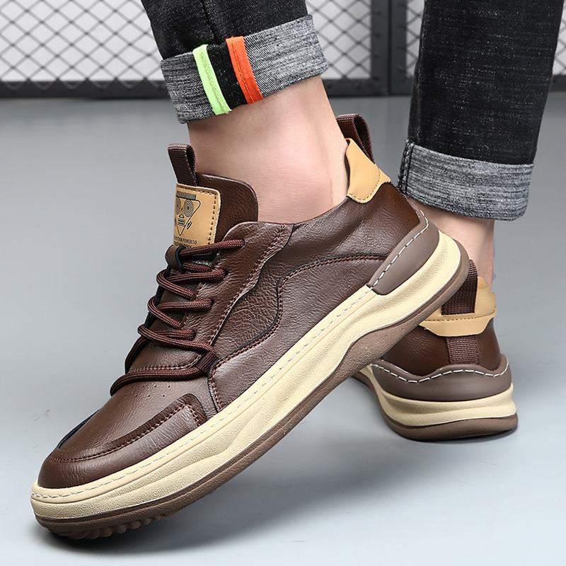Brunetto Sneakers aus italienischem Leder