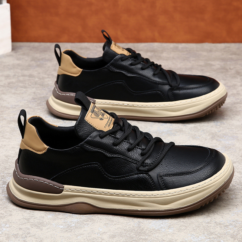 Brunetto Sneakers aus italienischem Leder