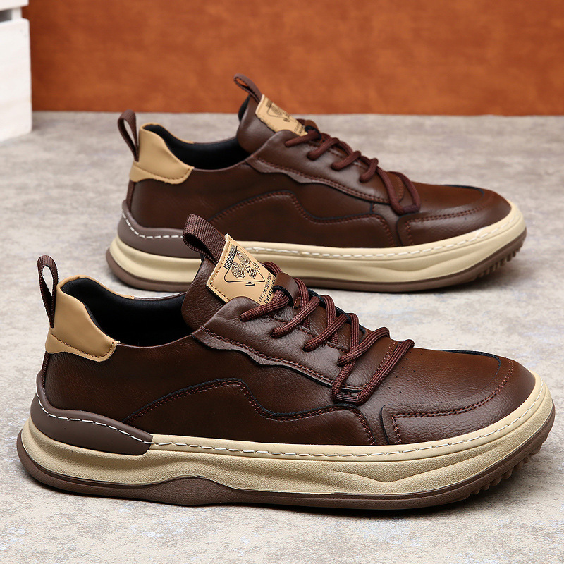 Brunetto Sneakers aus italienischem Leder