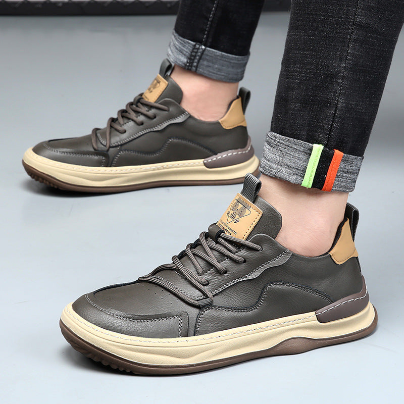 Brunetto Sneakers aus italienischem Leder
