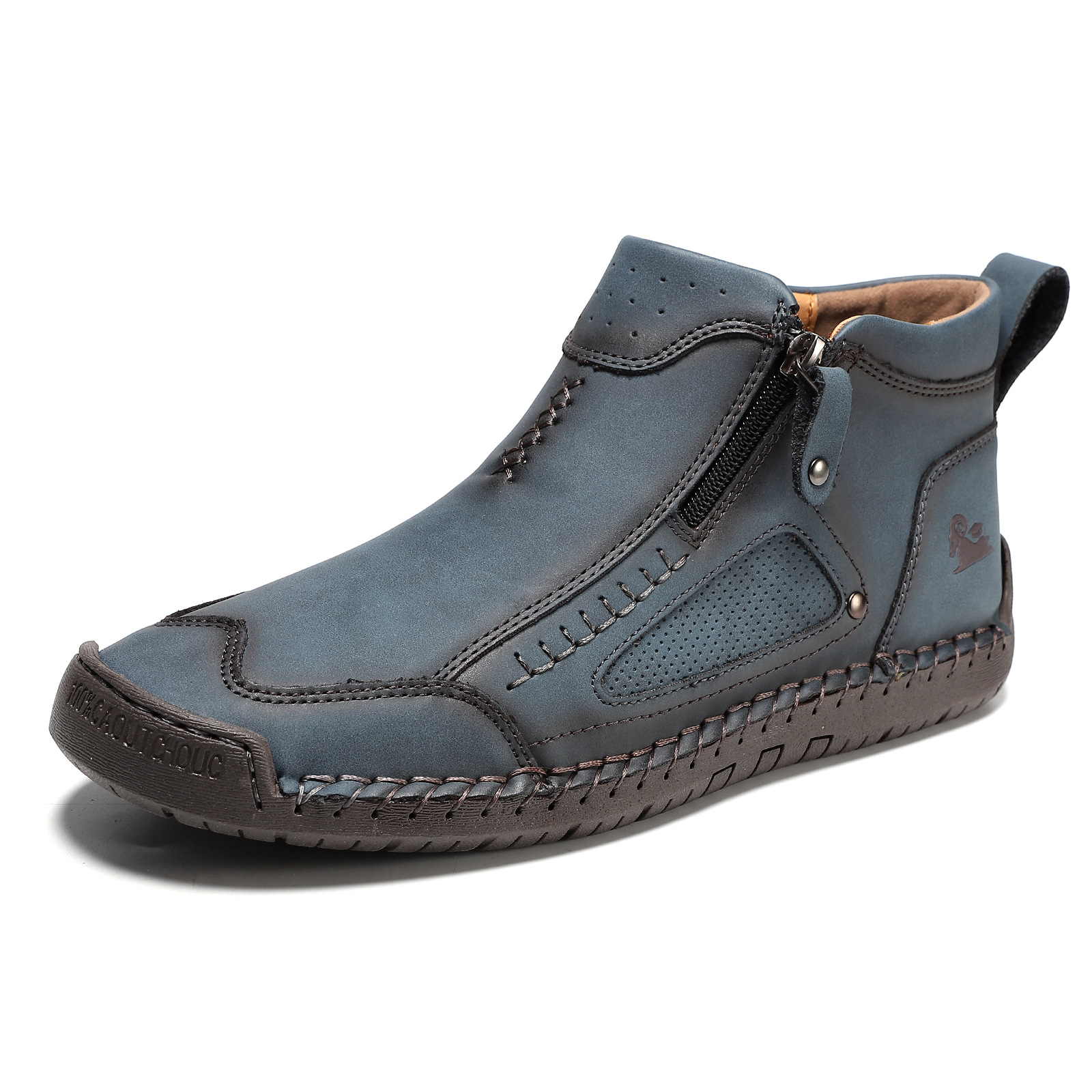 🔥⏰ Nur für kurze Zeit! Atmungsaktive, handgenähte Herrenschuhe aus Leder mit Fußgewölbeunterstützung.