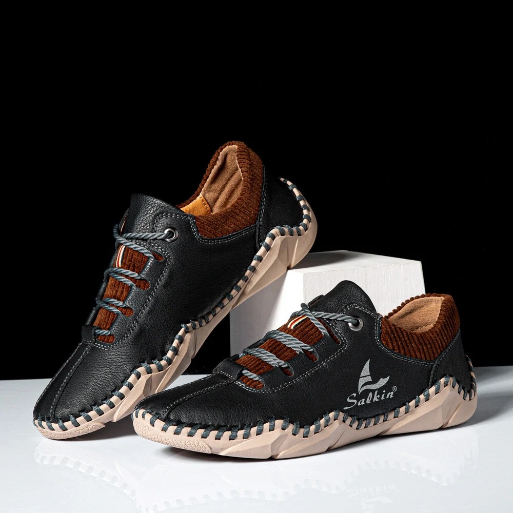 🔥Letzter Tag: 70 % Rabatt! 🎁 Bequeme, rutschfeste Herren-Wanderschuhe mit Fußgewölbeunterstützung und Fußgewölbestütze, bequeme orthopädische Wanderschuhe