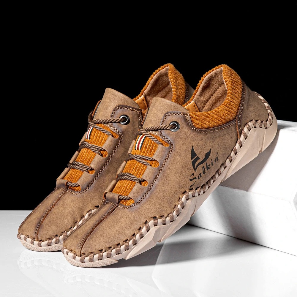 🔥Letzter Tag: 70 % Rabatt! 🎁 Bequeme, rutschfeste Herren-Wanderschuhe mit Fußgewölbeunterstützung und Fußgewölbestütze, bequeme orthopädische Wanderschuhe