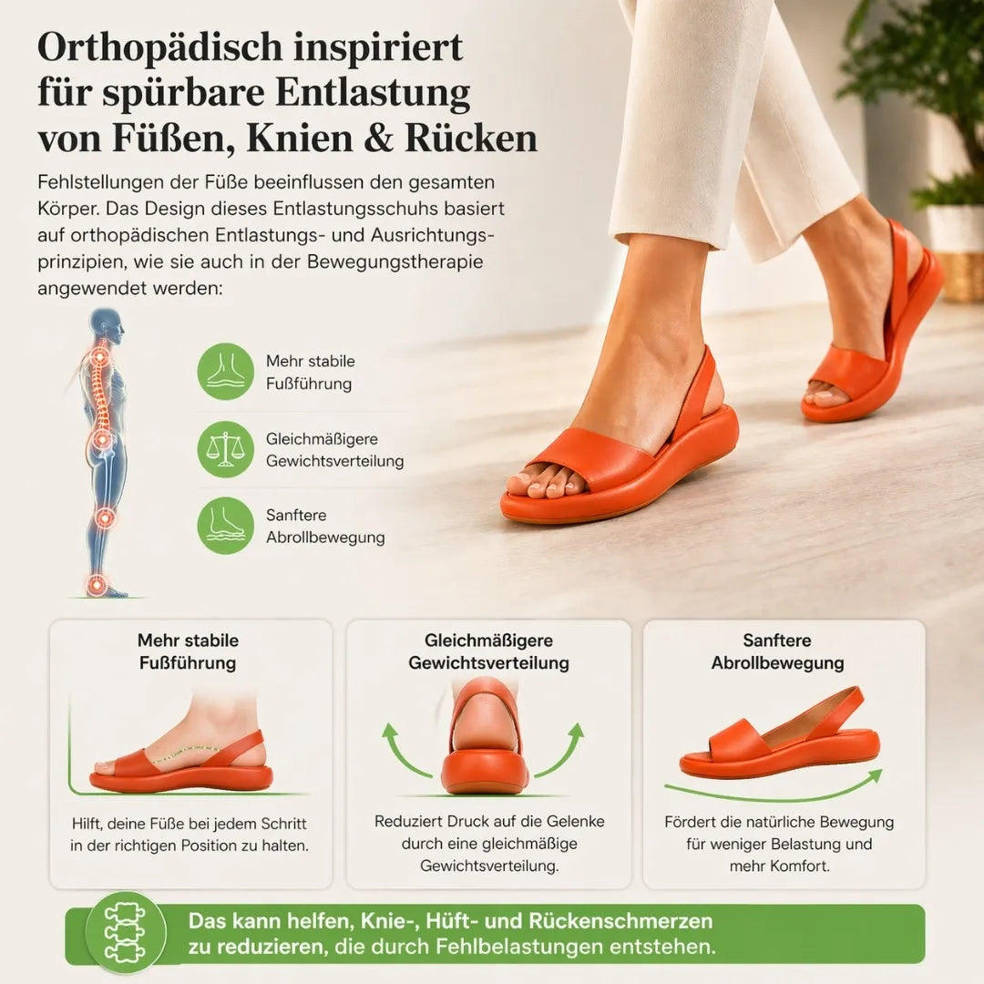 ⏰Letzter Tag: 50 % Rabatt!🔥  Bequeme Sandalen für Damen | Ergonomische Unterstützung