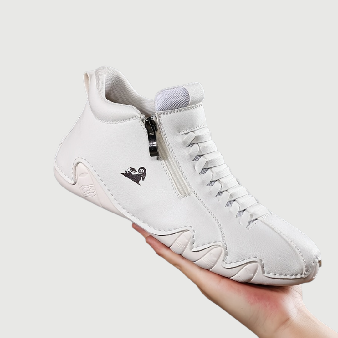 VogBeck 2.0 – Atmungsaktive orthopädische Schuhe mit doppeltem Reißverschluss und hohem Tragekomfort