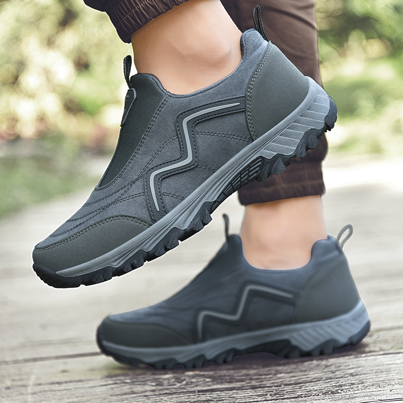 50 % RABATT!!!🛒 Orthopädische Outdoor-Schuhe für Herren, wasserdichte Wanderschuhe mit breiter Zehenbox, Fußgewölbeunterstützung und rutschfester Sohle