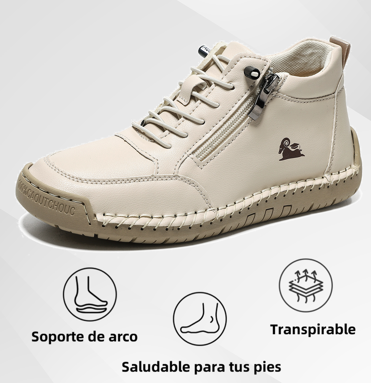 (🔥 50 % Rabatt – Nicht verpassen!) Ausgewählte Schuhe aus Kalbsleder – Orthopädische Schuhe – 👞 – Strapazierfähig, rutschfest und wasserdicht (Fußgewölbeunterstützung, Schmerzlinderung, Unisex)