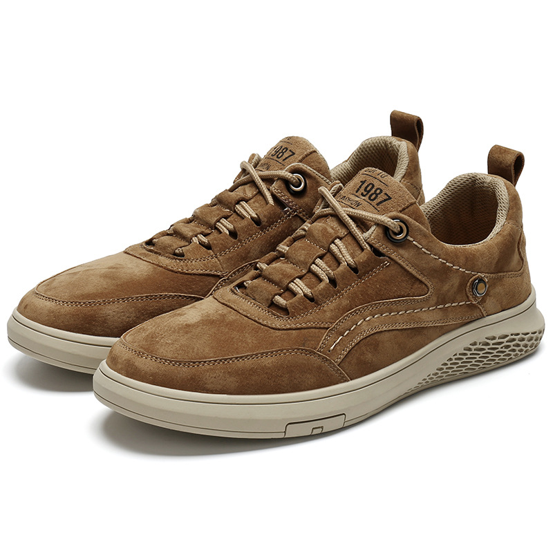 WILDKING Freizeitschuhe aus Wildleder, modische Low-Top-Sneaker C3012