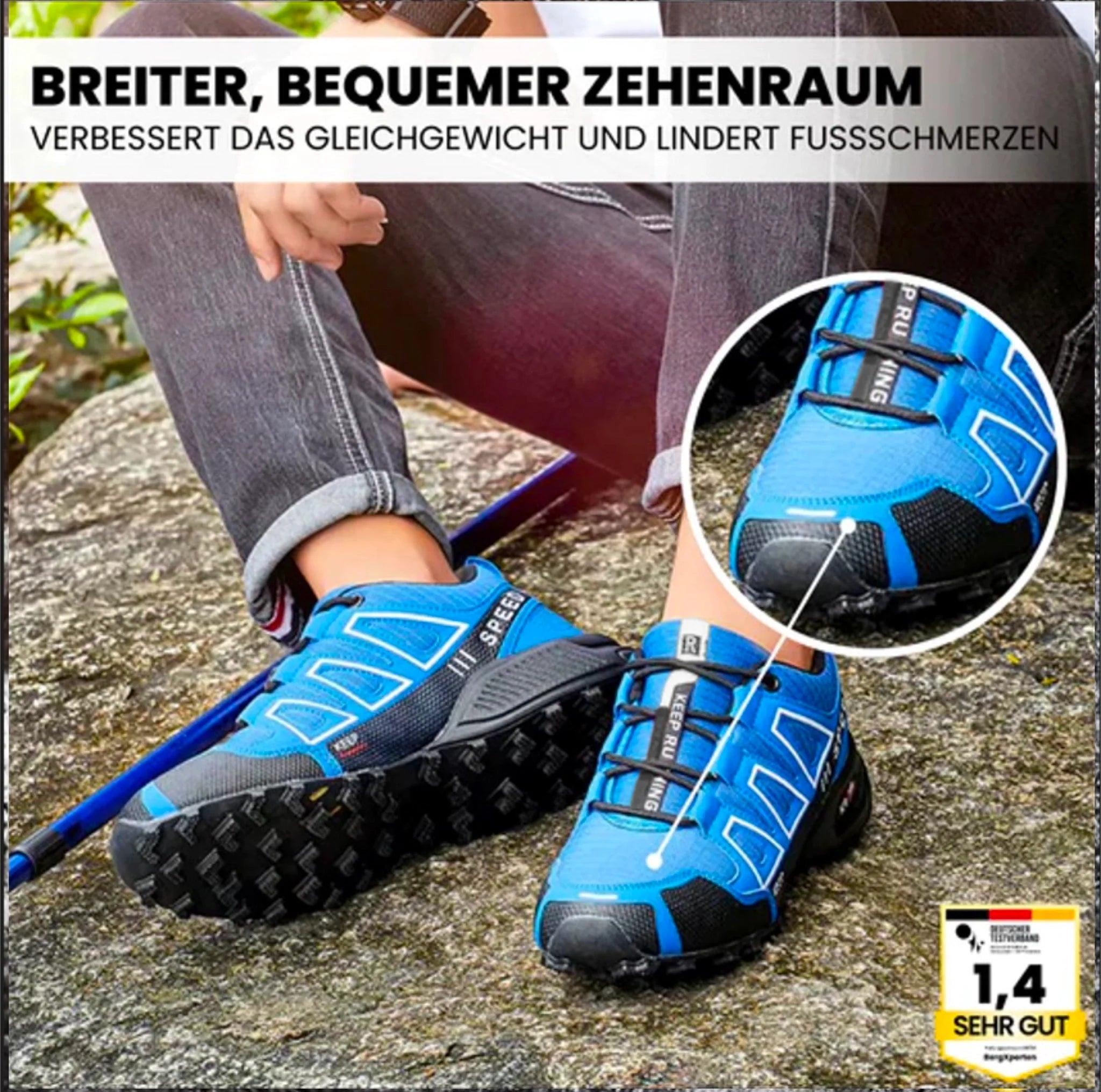⏰Letzter Tag: 50 % Rabatt!🔥 – ergonomischer, rutschfester & wasserdichter Trekking- und Wanderschuh