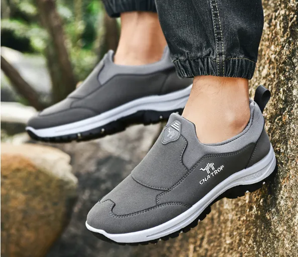 🔥LETZTER TAG 70% RABATT🔥 Herrenschuhe mit Fußgewölbeunterstützung, atmungsaktiv, leicht und rutschfest - Bewährte Linderung von Plantarfasziitis, Fuß- und Fersenschmerzen.
