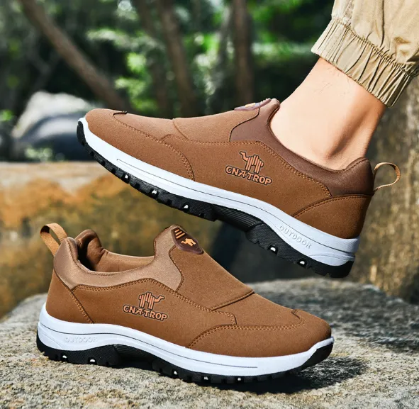 🔥LETZTER TAG 70% RABATT🔥 Herrenschuhe mit Fußgewölbeunterstützung, atmungsaktiv, leicht und rutschfest - Bewährte Linderung von Plantarfasziitis, Fuß- und Fersenschmerzen.