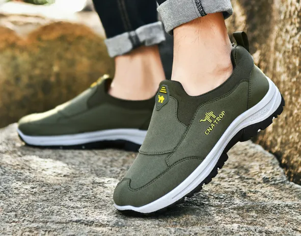 🔥LETZTER TAG 70% RABATT🔥 Herrenschuhe mit Fußgewölbeunterstützung, atmungsaktiv, leicht und rutschfest - Bewährte Linderung von Plantarfasziitis, Fuß- und Fersenschmerzen.