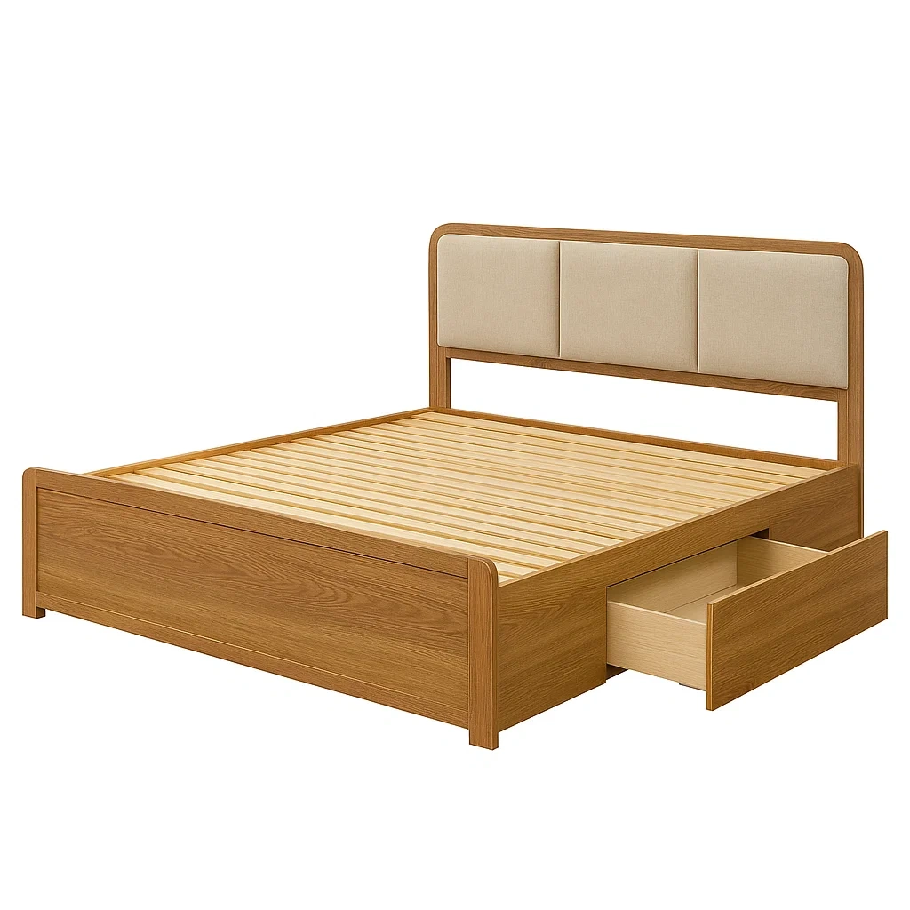 Mobilier de chambre,Lit avec rangement - NORDICDECOS