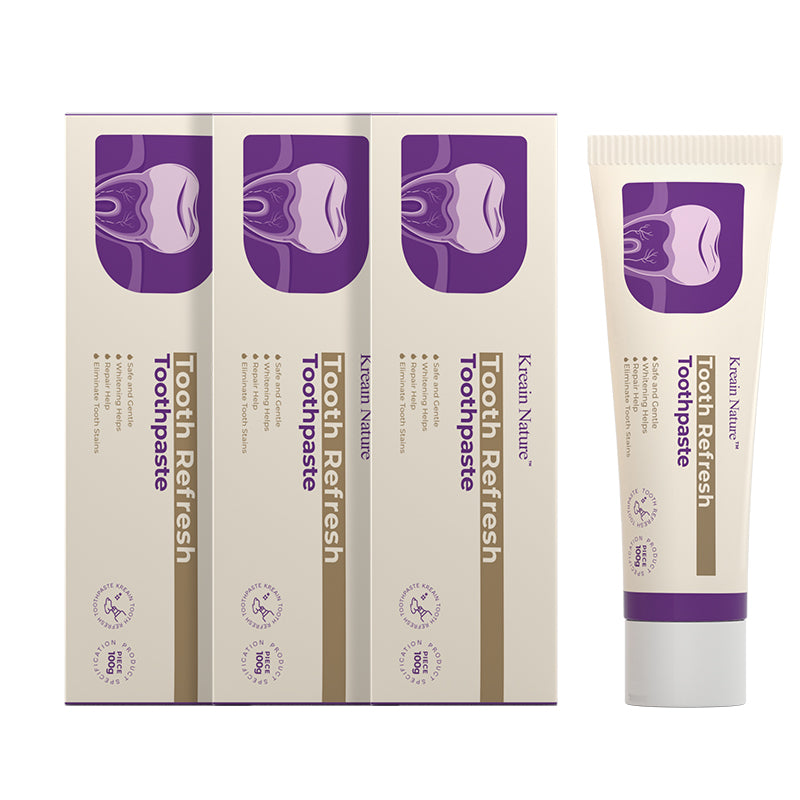 Kreain Nature Oral Care Toothpaste, fresh breath, prevent tooth loss, natural ingredients, gentle care