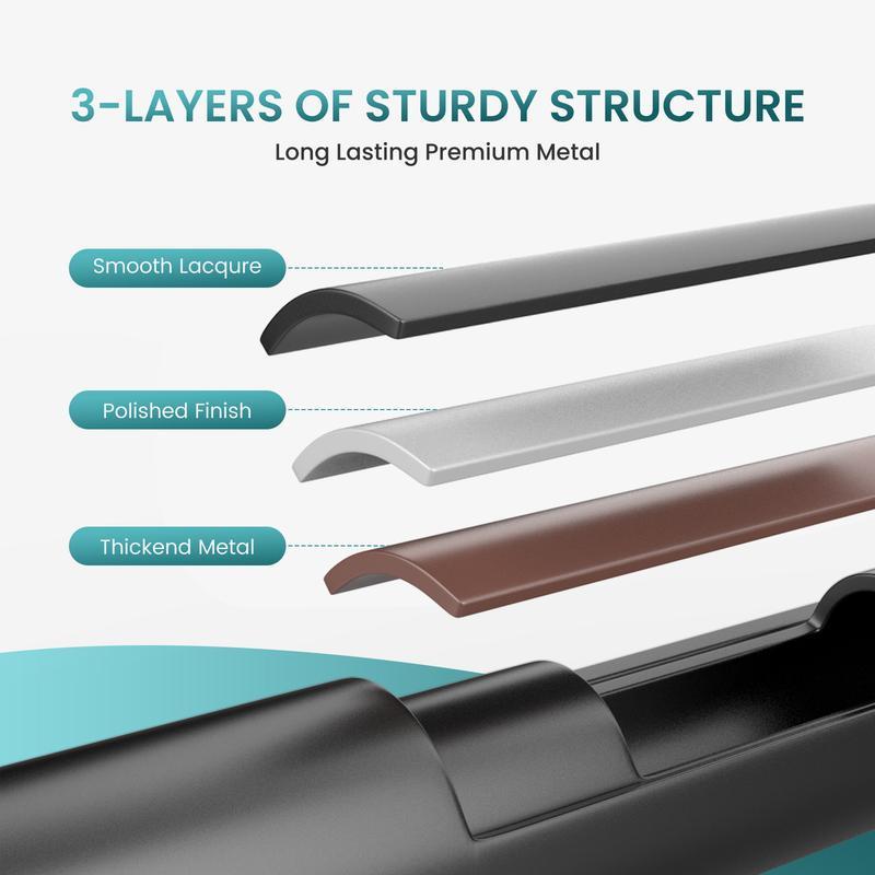 Step Ladder, Foldable Stool with Wide Pedal, Cushioned Handle, 800lbs Capacity for Home Kitchen and Outdoor, Black