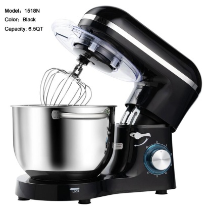 6.5QT Stand Mixer with Upgraded Motor | 6-Speed Tilt-Head Electric Food Mixer with Stainless Steel Bowl Dough Hook Whisk & Beater for Baking & Mixing Kitchen Appliances