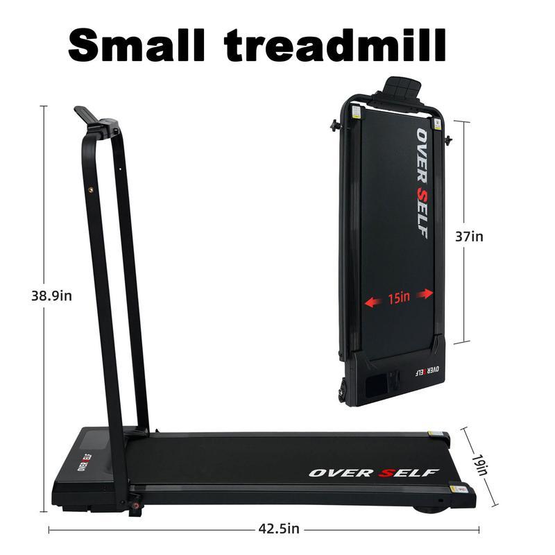 2-in-1 Walking pad treadmill with Remote Control, Low Noise,