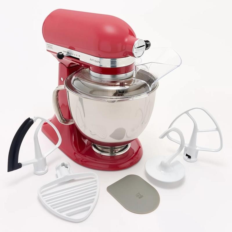 5-qt Artisan Stand Mixer w/ Pastry Beater and Flex Edge