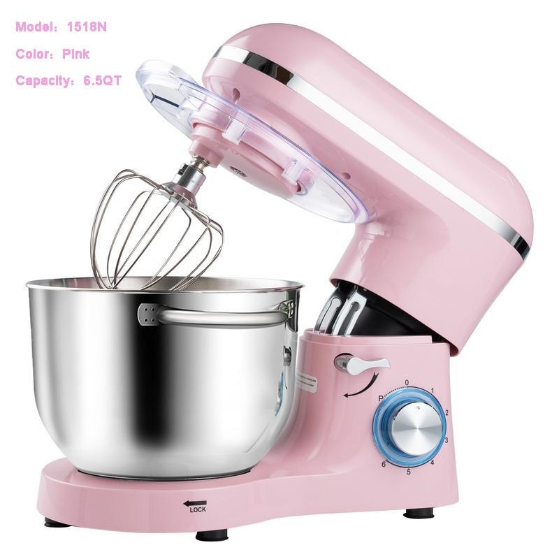 6.5QT Stand Mixer with Upgraded Motor | 6-Speed Tilt-Head Electric Food Mixer with Stainless Steel Bowl Dough Hook Whisk & Beater for Baking & Mixing Kitchen Appliances