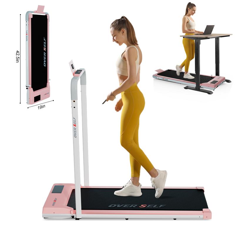 2-in-1 Walking pad treadmill with Remote Control, Low Noise, Portable folding Design treadmill for Home gym,  Indoor Exercise Equipment, workout machine,caminadora Black Friday Deals