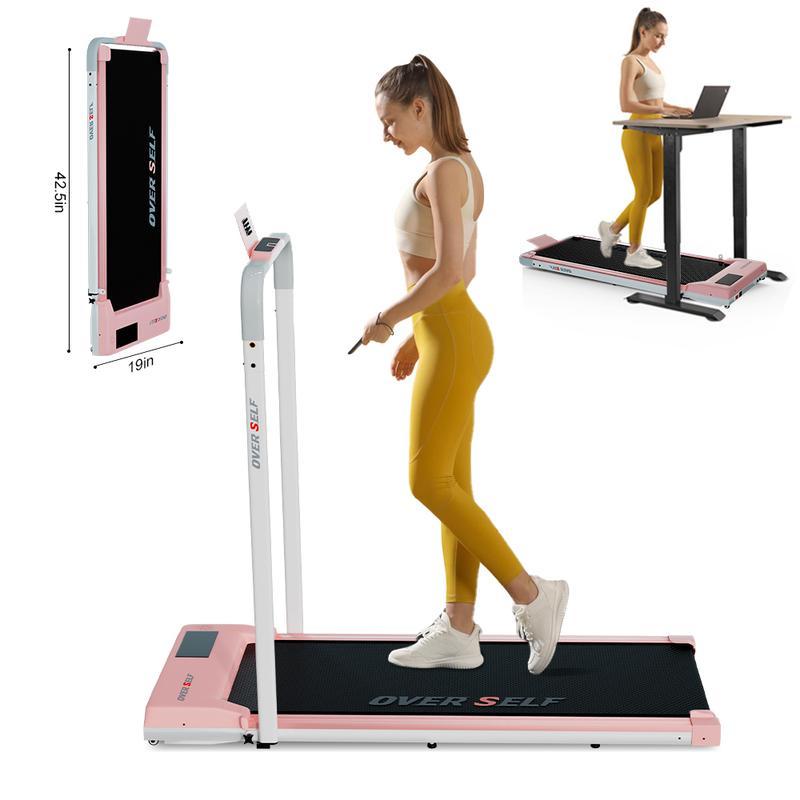2-in-1 Walking pad treadmill with Remote Control, Low Noise, Portable folding Design treadmill for Home gym,  Indoor Exercise Equipment, workout machine,caminadora Black Friday Deals