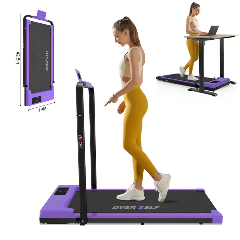 2-in-1 Walking pad treadmill with Remote Control, Low Noise, Portable folding Design treadmill for Home gym,  Indoor Exercise Equipment, workout machine,caminadora Black Friday Deals