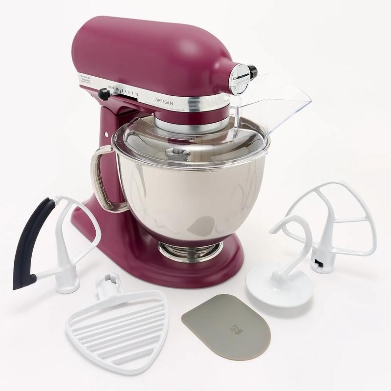 5-qt Artisan Stand Mixer w/ Pastry Beater and Flex Edge