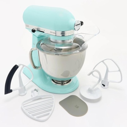 5-qt Artisan Stand Mixer w/ Pastry Beater and Flex Edge