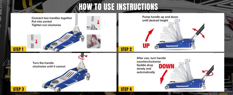 3 Ton Floor Jack Full Aluminum Ultra Lightweight Quick Rise Racing Floor Car Jack with Dual Pump Fast Lifting Low Profile Jack for Vehicle,6600 lbs Capacity