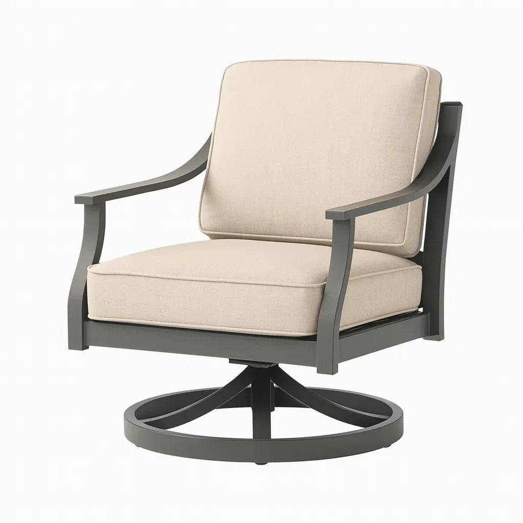 Siège d'extérieur,Chaise pivotante - casamosaicx