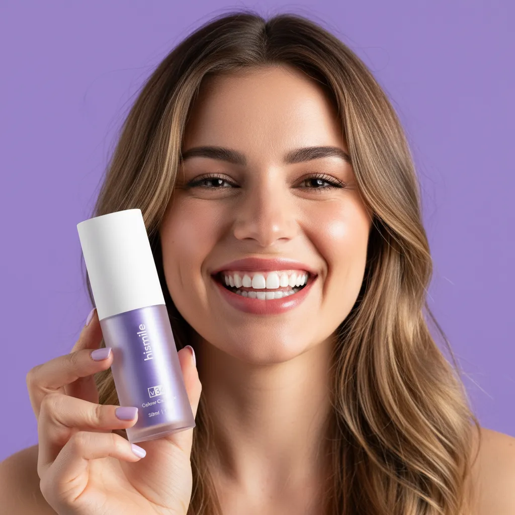 Do neutralizowania żółtych odcieni oraz rozjaśniania matowych białych zębów.